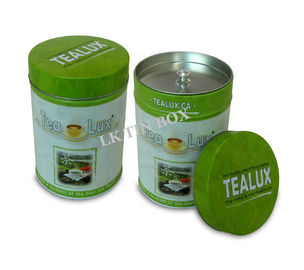 China 67mm Printed Airtight Kaldi Round Tin Box For Coffee And Tea Pepper Canister Storage With Inner Lid supplier