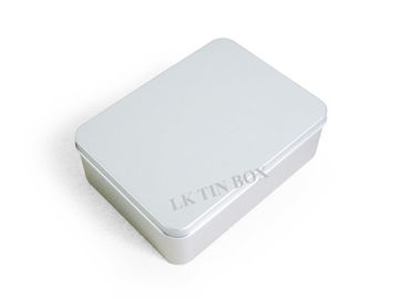 China Custom Gift Tin Box Printed Porker Chips Pvc Window Rectangular Tin Containers supplier