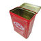 Custom Printed Metal Tin Containers / Rectangular Tin Can For Package supplier