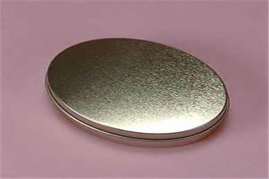 China Custom Oval Shape Candy/Chocolate Tin Box For Chocolate And Cookies Packaging supplier